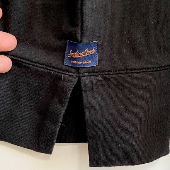 NWT GoodMan Brand Sweater French Terry Half Zip  Black Sweater size XL - Picture 6 of 9